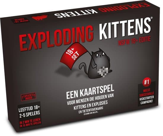 Doos van Exploding Kittens NSFW