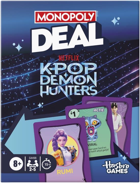 Doos van Monopoly Deal KPop Demon Hunters