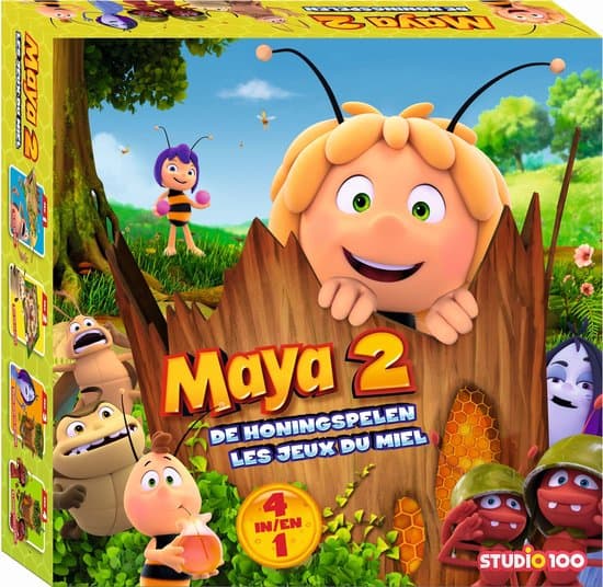Doos van Maya de Bij: Honingspelen