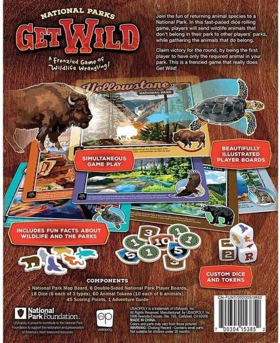 Doos van National Parks: Get Wild