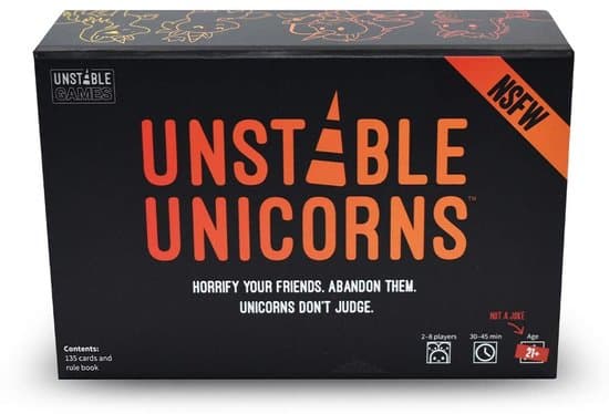 Doos van Unstable Unicorns NSFW