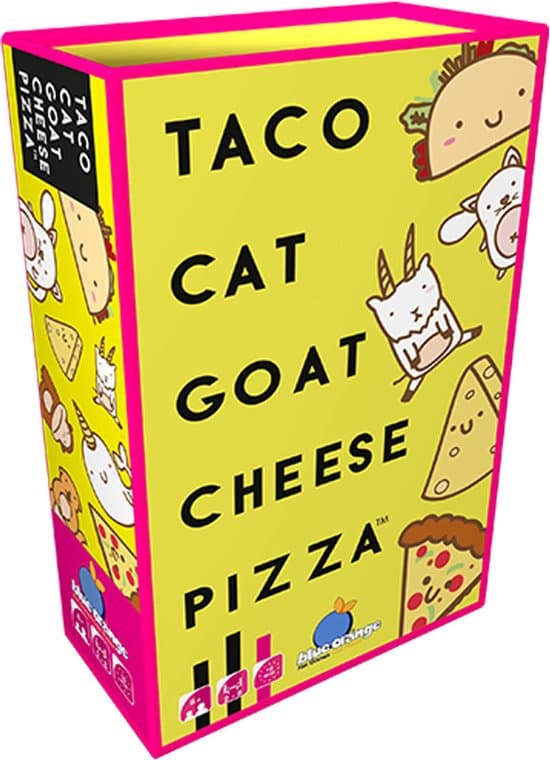 Doos van TACO CAT GOAT CHEESE PIZZA