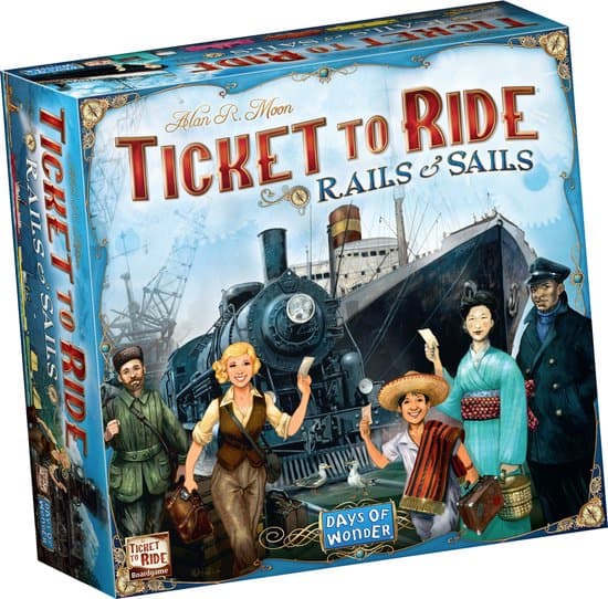 Doos van Ticket to Ride Rails & Sales