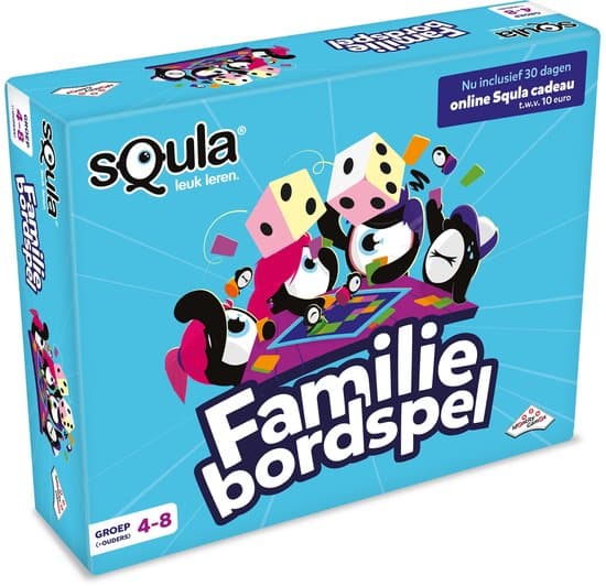Doos van Squla Familiebordspel