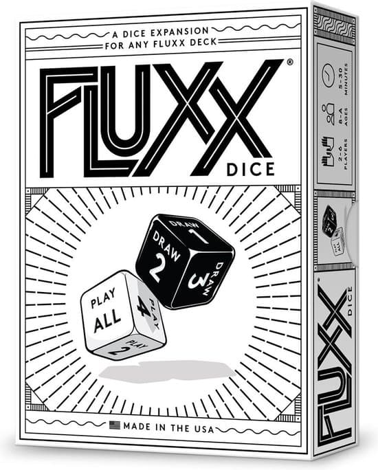 Doos van Fluxx Dice (uitbreiding)