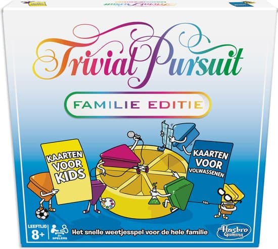 Doos van Trivial Pursuit Familie Editie (België)