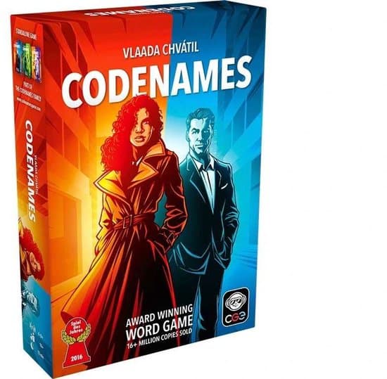 Doos van Codenames Vernieuwde Editie