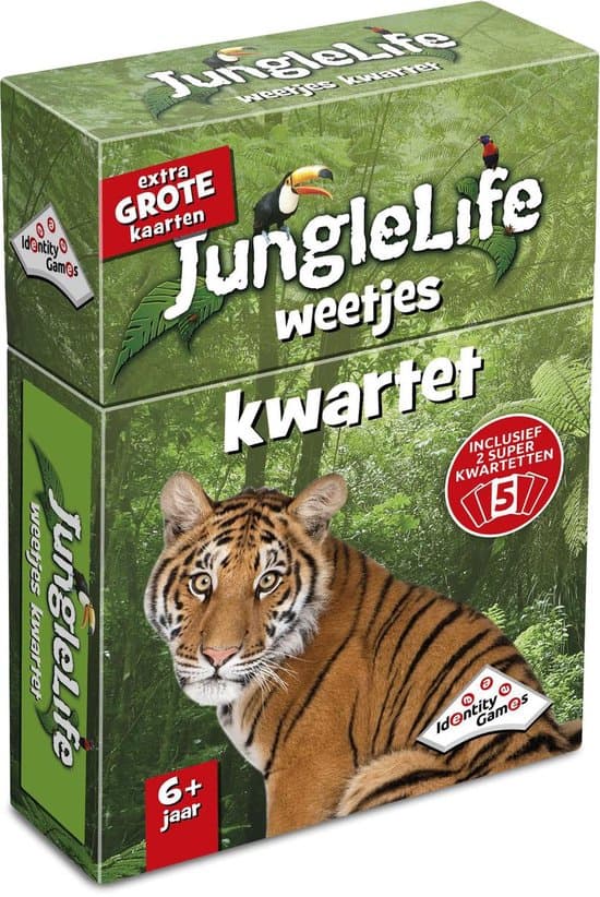 Doos van Junglelife Weetjes Kwartet