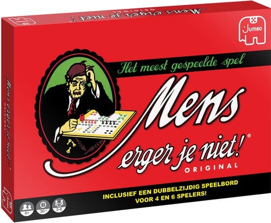 Doos van Mens Erger Je Niet!