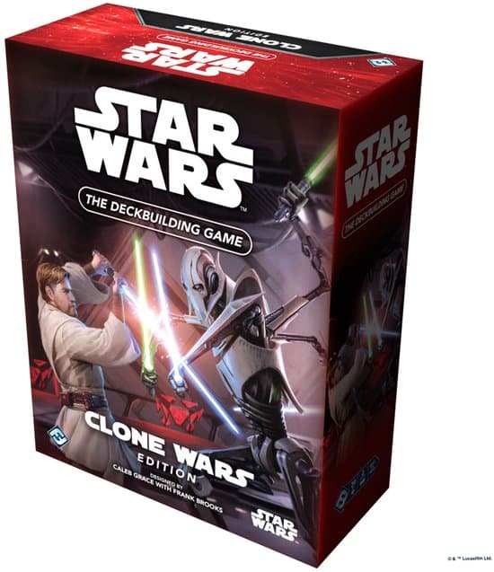 Doos van Fantasy Flight Games Star Wars: The Deckbuilding Game Clone Wars