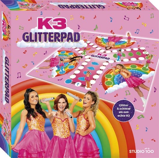 Doos van K3 Glitterpad