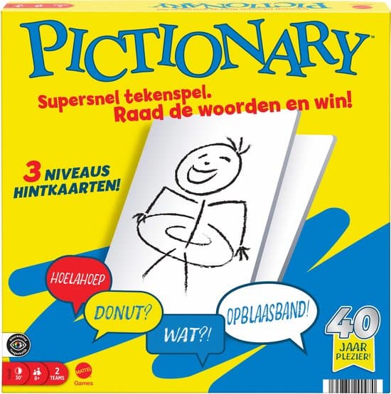 Doos van Pictionary
