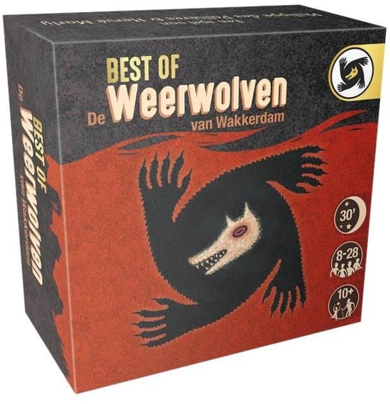 Doos van Zygomatic Board Game Studio Weerwolven van Wakkerdam Best Of