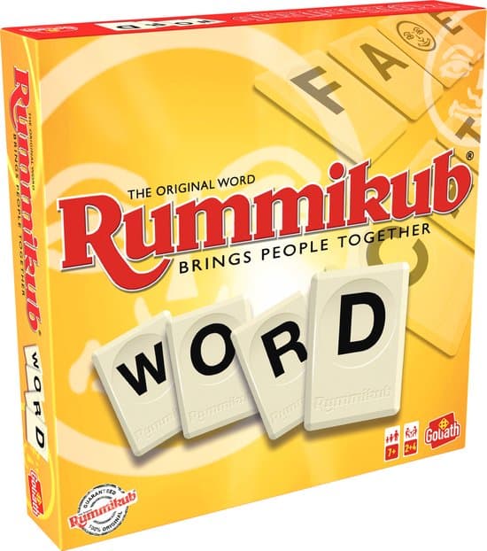 Doos van Rummikub Woord