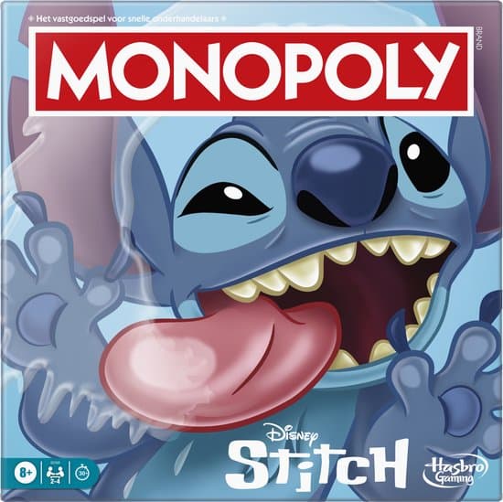 Doos van Monopoly Stitch
