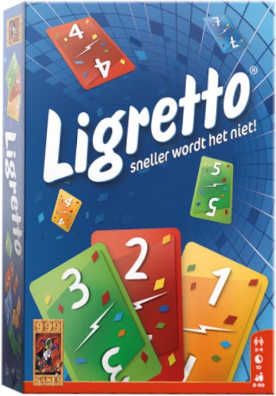 Doos van Ligretto: Blauw