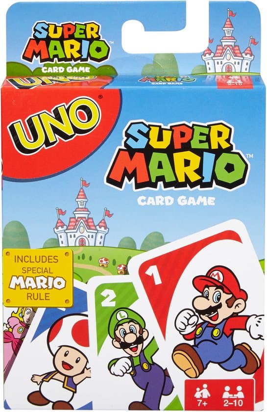 Doos van UNO Super Mario