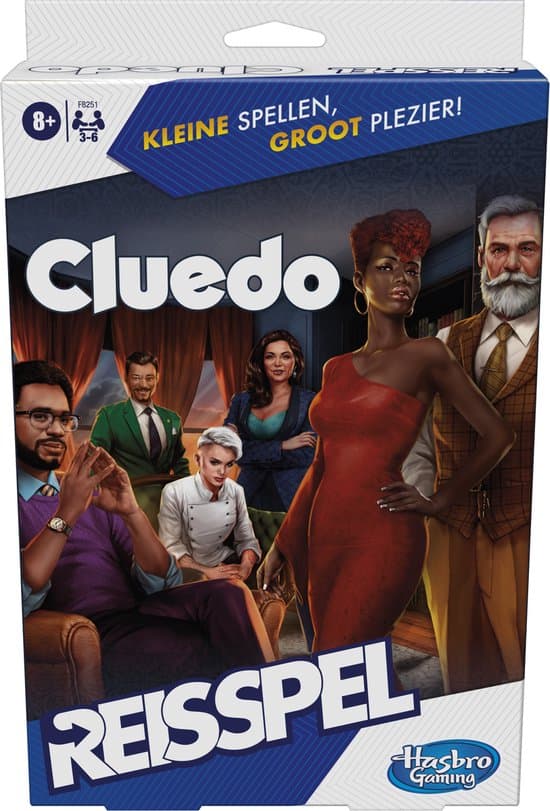 Doos van Cluedo Reisspel