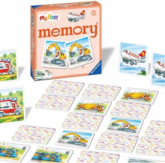 Doos van Mijn eerste memory Voertuigen