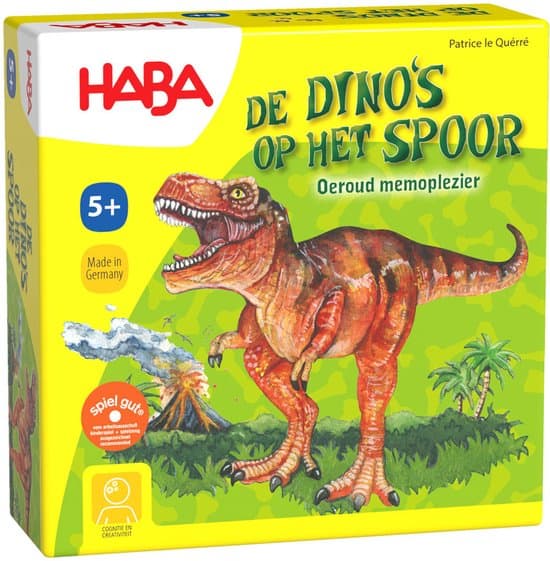 Doos van Dino's op het spoor