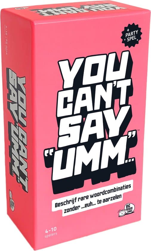 Doos van You Can't Say Umm