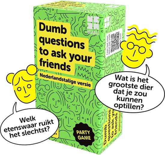 Doos van Megableu Dumb Questions To Ask Your Friends