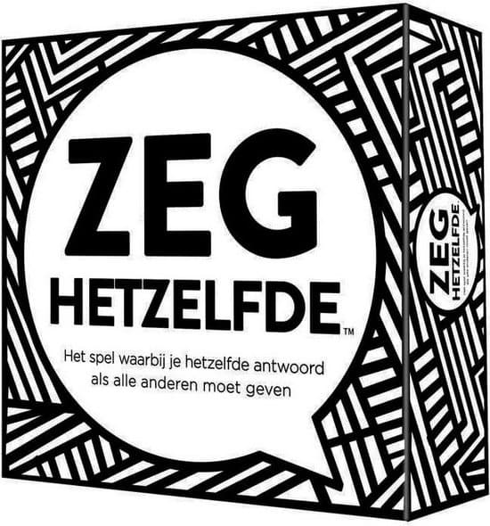 Doos van Zeg Hetzelfde